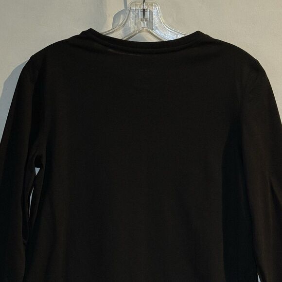 Danskin Women’s M (8-10) Long Sleeve Black Pullover Semi Fitted Athletic Top - Picture 12 of 12